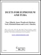 DUETS FOR EUPHONIUM AND TUBA Euphonium / Baritone and Tuba P.O.D. cover
